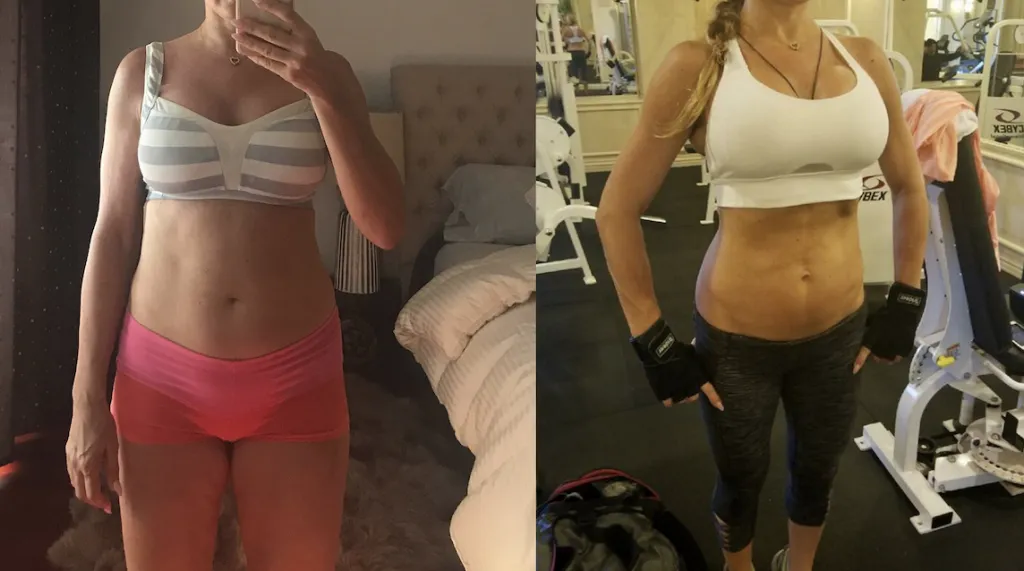 Before and after: Weight Loss & Hormone Optimization at Rewind Anti-Aging of Miami