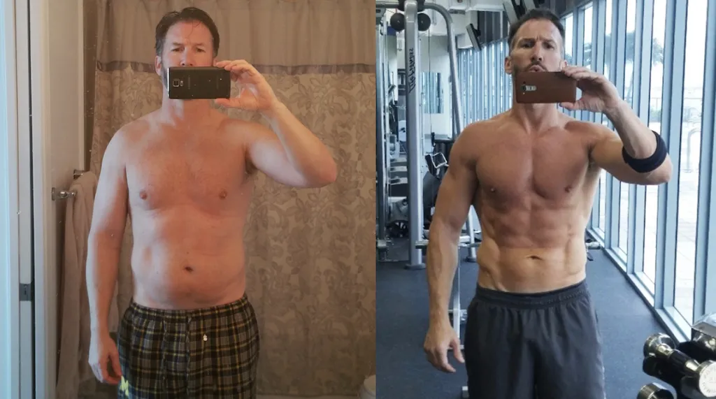 Before and after: Hormone Optimization & Weight Loss at Rewind Anti-Aging of Miami