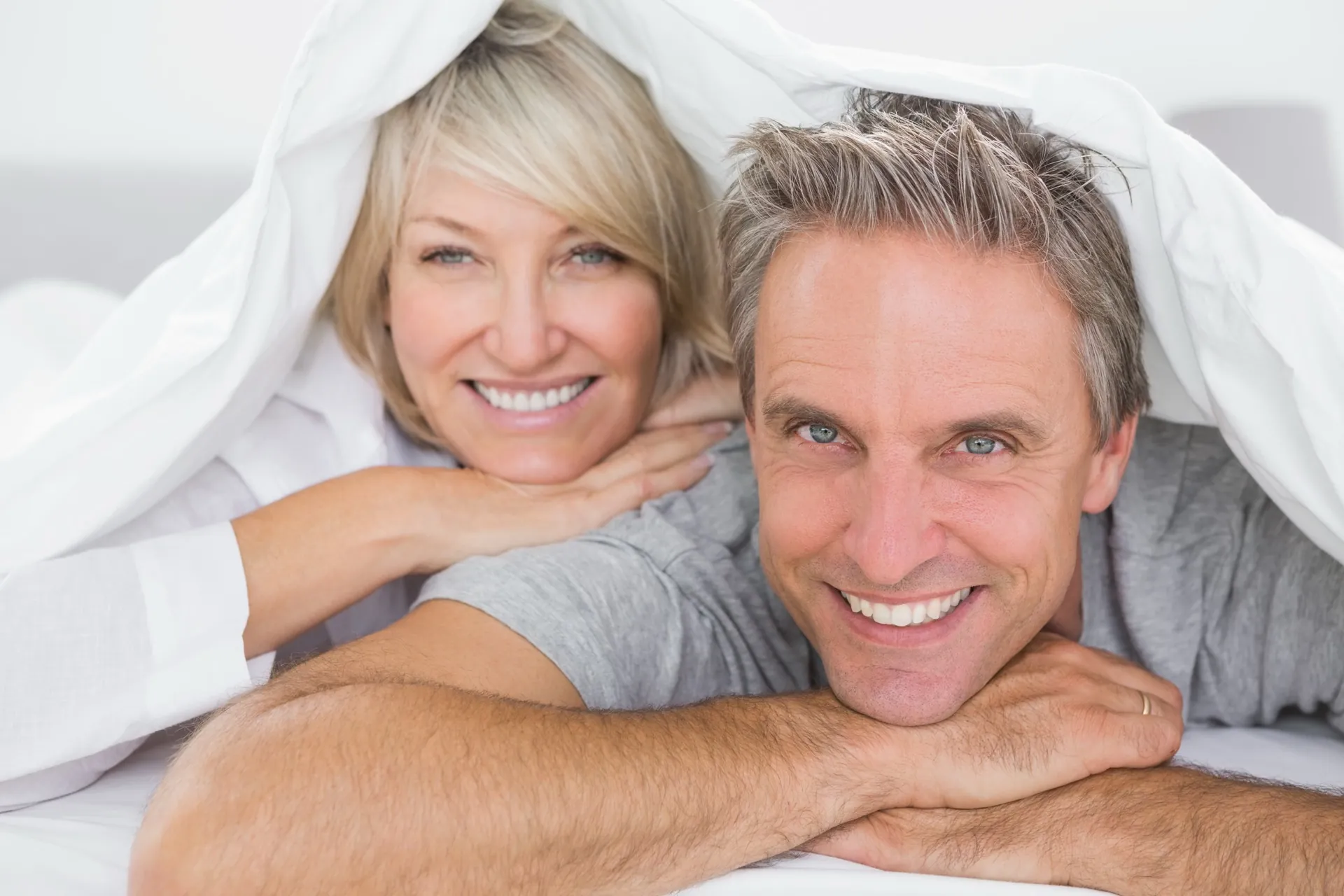 Intimate couple representing restored sexual wellness with tadalafil at Rewind Anti-Aging Miami