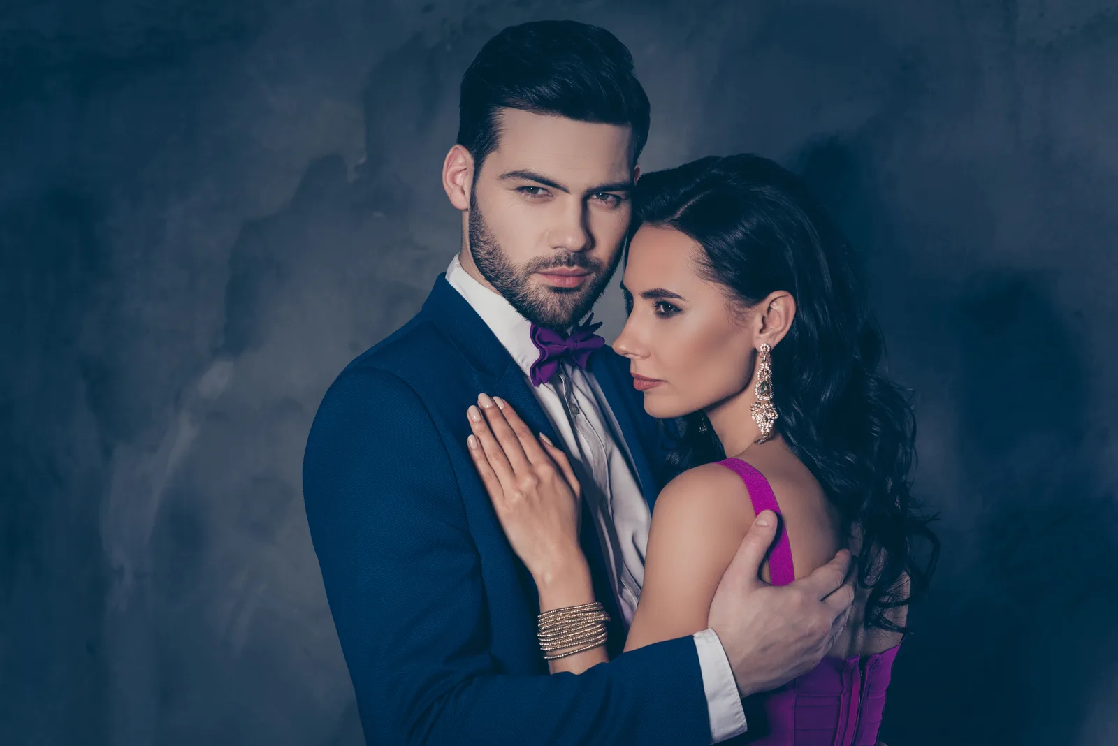 Polished Doral professional couple — bilingual, family-history-aware hormone and aesthetic care